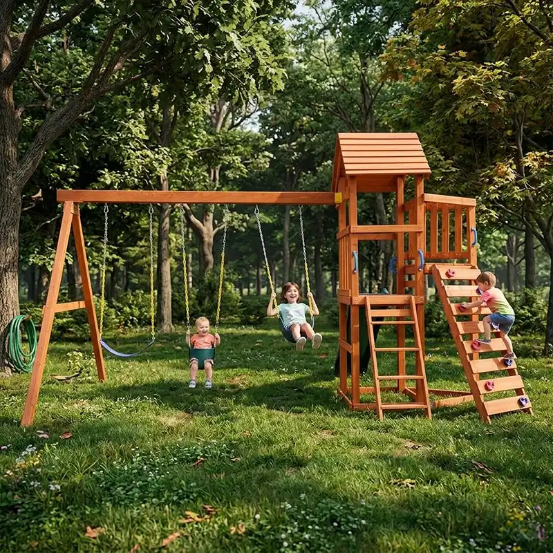 Childrens Swing Slide Set