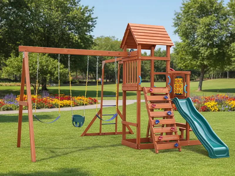 play sets with swings