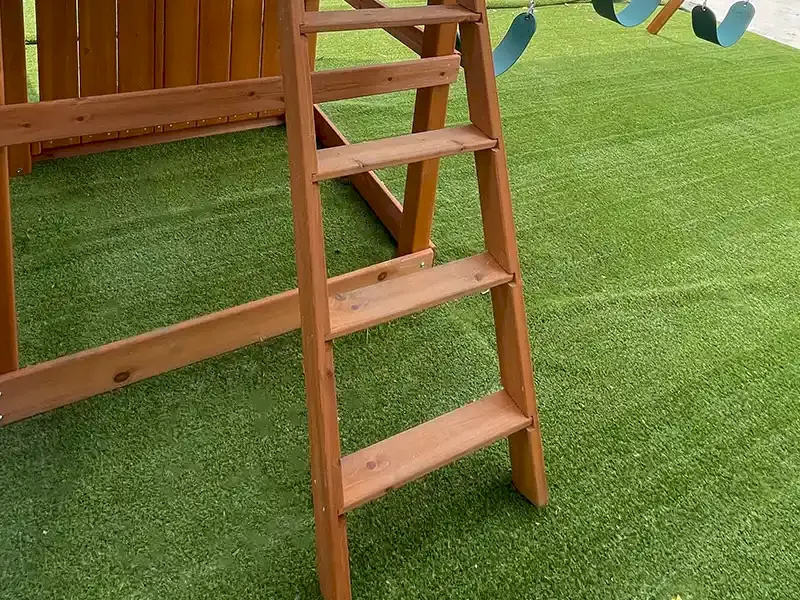 wood ladder
