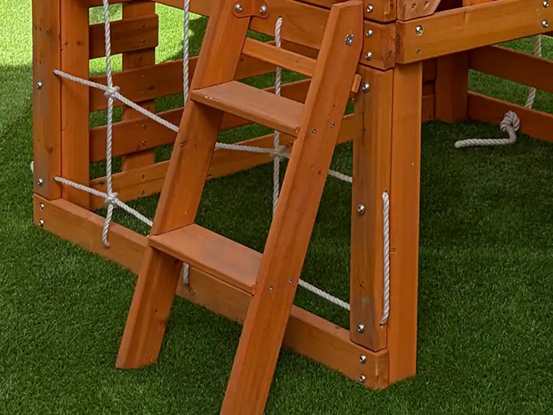wooden ladder